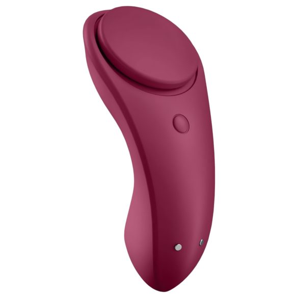 Satisfyer Sexy Secret - älykäs vedenpitävä alushousuvibraattori (punainen)