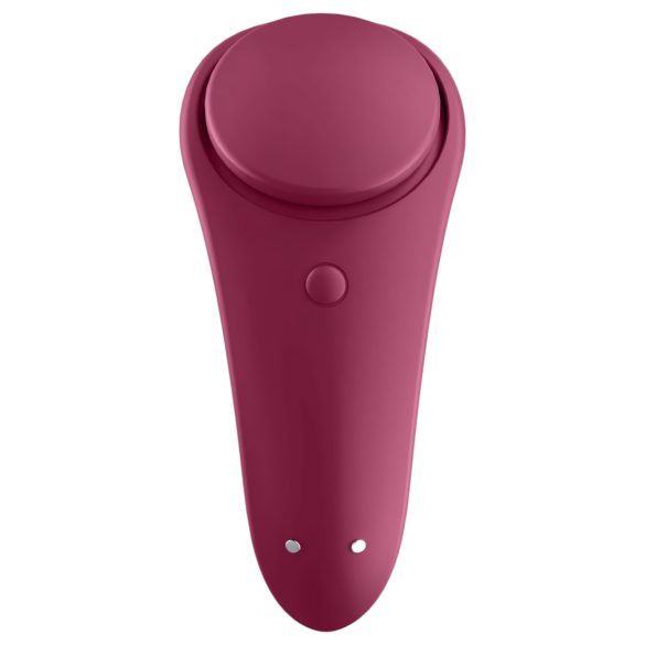 Satisfyer Sexy Secret - älykäs vedenpitävä alushousuvibraattori (punainen)