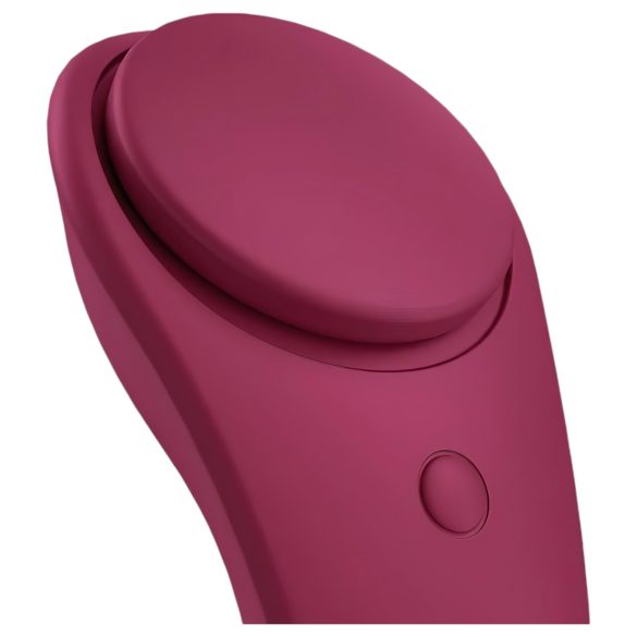 Satisfyer Sexy Secret - älykäs vedenpitävä alushousuvibraattori (punainen)