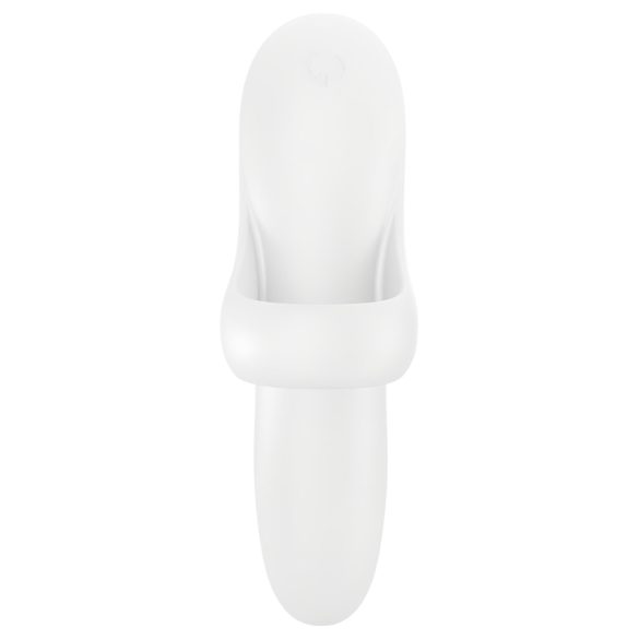 Satisfyer Bold Lover - ladattava vedenkestävä sormivibraattori valkoinen