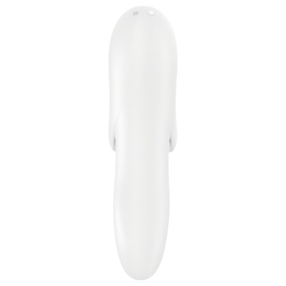 Satisfyer Bold Lover - ladattava vedenkestävä sormivibraattori valkoinen