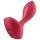 Satisfyer Backdoor Lover - ladattava, vedenkestävä anaalivibraattori (punainen)