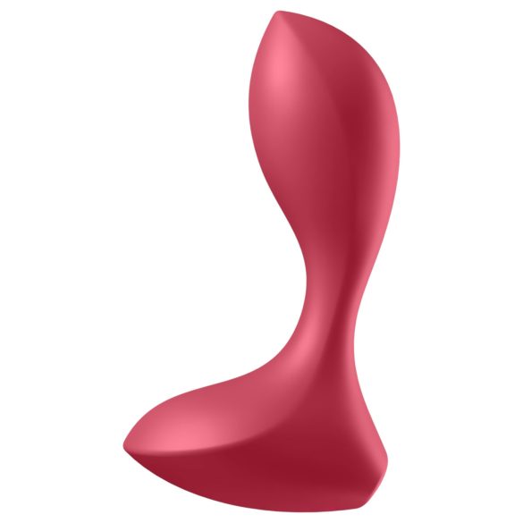 Satisfyer Backdoor Lover - ladattava anaalivibraattori - vedenpitävä - punainen