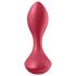 Satisfyer Backdoor Lover - ladattava anaalivibraattori - vedenpitävä - punainen