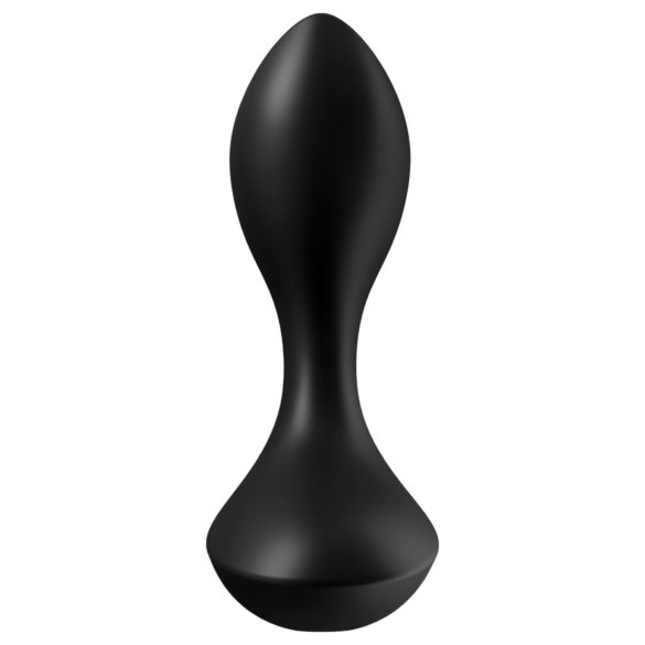 Satisfyer Backdoor Lover - ladattava anaalivibraattori - vedenkestävä - musta