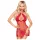 Penthouse - babydoll ja stringit - pitsi - punainen - M/L