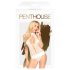 Penthouse Perfect Lover - body kaula-aukkoinen - valkoinen