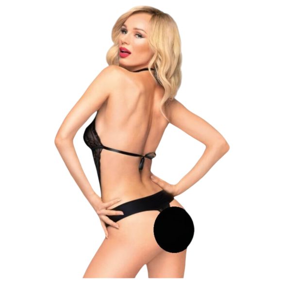 Penthouse Perfect Lover - bodysuit nykänauhalla - musta - L/XL