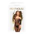 Penthouse Dreamy Diva - catsuit naisille - olkaimeton, pitsi, musta - XL