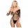 Penthouse High Profil - naisten kukallinen carmen catsuit - musta - XL