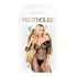 Penthouse High Profil - naisten kukallinen carmen catsuit - musta - XL