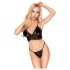 Penthouse Double Spice - pitsialusvaatesetti (musta)