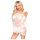 Penthouse Lip Smacker - Olkaimeton pitsisetti (valkoinen) - M/L