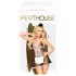 Penthouse - seksikäs palvelija-asu 3 osaa - musta-valkoinen