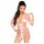 Penthouse Midnight Mirage - satiinikimono ja stringit (pinkki) - XL