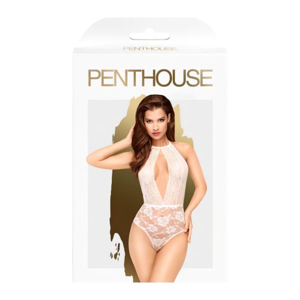 Penthouse Toxic Powder - nykällinen body - valkoinen - L/XL