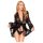 Penthouse Hypnotic Power - pitsi viitta ja stringit (musta)