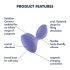Satisfyer Sweet Seal - älykäs anaalivibraattori (violetti)