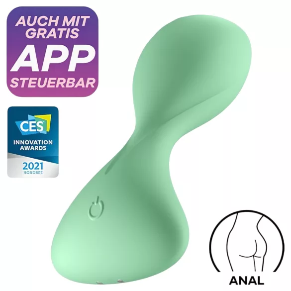Satisfyer Trendsetter - sovelluksella ohjattava anaalivibraattori (vihreä)