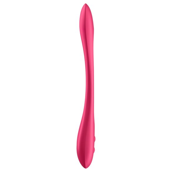 Satisfyer - parivibraattori - taipuisa, ladattava - punainen