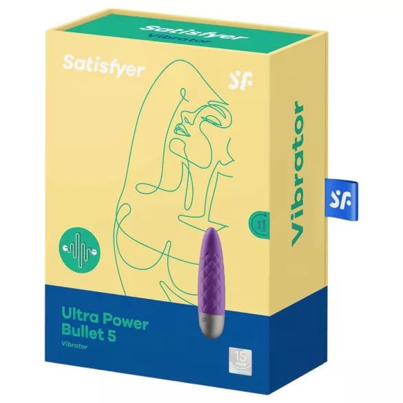 Satisfyer - vibraattori - ladattava, vesitiivis, pieni - violetti