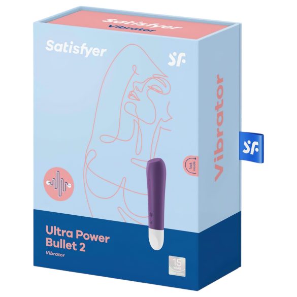 Satisfyer - vibraattori - akku, vedenkestävä - violetti