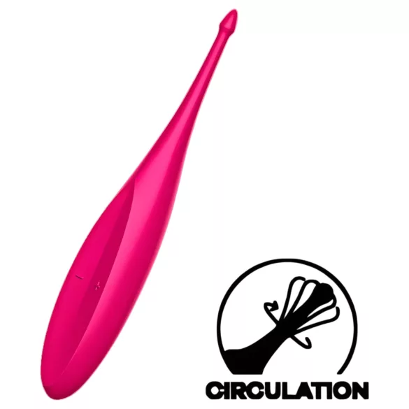 Satisfyer Twirling Fun - klitoriskiihotin - ladattava, vedenkestävä - pinkki