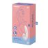 Satisfyer Supernova - ladattava, ilmapulsseja hyödyntävä 2in1-vibraattori (valkoinen)