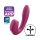 Satisfyer Sunray - ladattava ilmavirta 2in1 vibraattori (punainen)