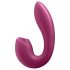 Satisfyer Sunray - ladattava ilmavirta 2in1 vibraattori (punainen)