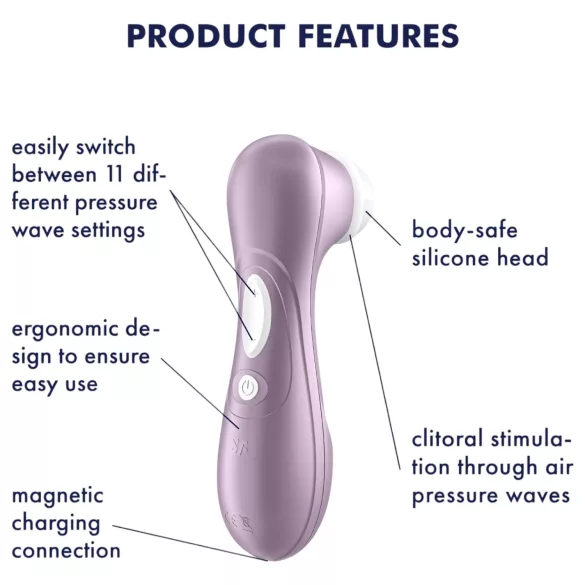 Satisfyer Pro 2 Gen2 - ladattava klitoriskiihotin - violetti