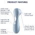Satisfyer Pro 2 Gen2 - Ladattava ilmapulsaattori (Sininen)
