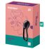 Satisfyer Majestic Duo - ladattava, vedenkestävä penisrengas (musta)
