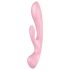 Satisfyer Triple Oh - ladattava, joka pisteen vibraattori (vaaleanpunainen)