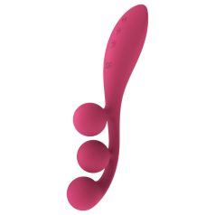   Satisfyer Tri Ball 1 - ladattava monikäyttövibraattori - punainen