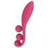 Satisfyer Tri Ball 1 - ladattava monitoimivibraattori (punainen)