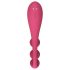 Satisfyer Tri Ball 1 - ladattava monitoimivibraattori (punainen)