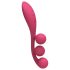 Satisfyer Tri Ball 1 - ladattava monitoimivibraattori (punainen)