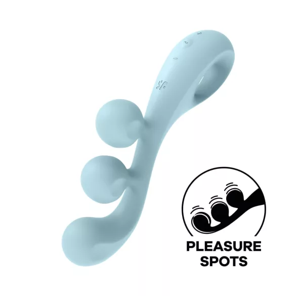 Satisfyer Tri Ball 2 - monitoimivibraattori - mintunvihreä