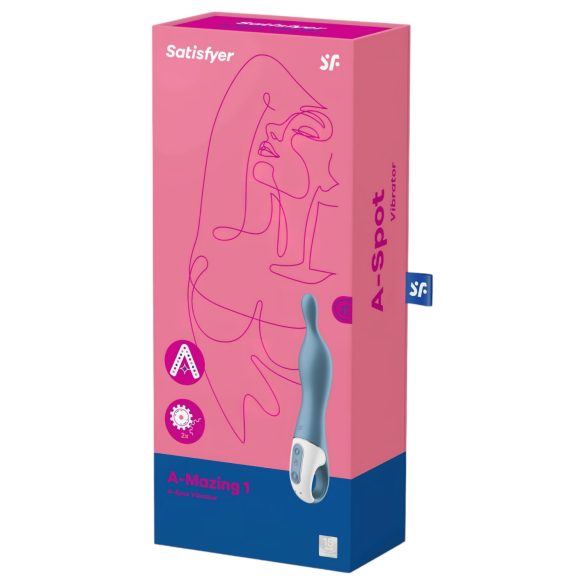 Satisfyer A-Mazing 1 - A-pisteen vibraattori - ladattava - sininen