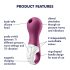 Satisfyer Lucky Libra - ilmapulsion klitoriskiihotin (liila)