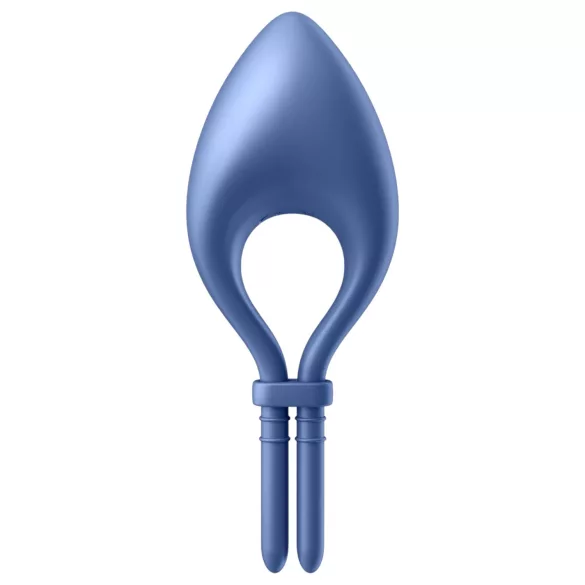 Satisfyer Bullseye - vibraatiopenisrengas - älyohjaus - sininen