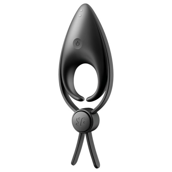 Satisfyer Sniper - ladattava värisevä penisrengas (musta)