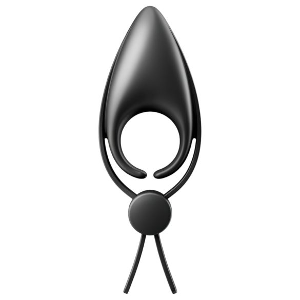 Satisfyer Sniper - vibraattori penisrengas - ladattava - musta