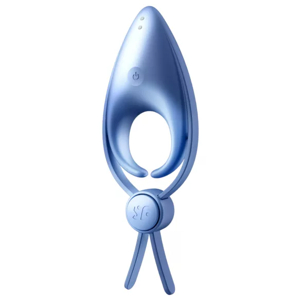 Satisfyer Sniper - vibraatiopenisrengas - ladattava - sininen