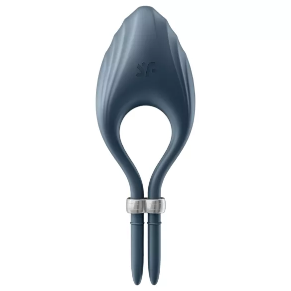 Satisfyer Duelist - vibraattoripenisrengas ladattava - harmaa