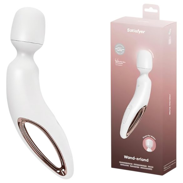 Satisfyer Wand-erland - vibraattori hierontaan - valkoinen