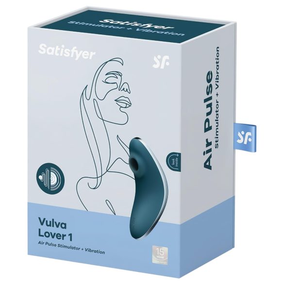 Satisfyer - klitoriskiihotin - ladattava paineaaltovibraattori - sininen