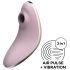 Satisfyer Vulva Lover 1 - klitoriskiihotin paineaalloilla - violetti