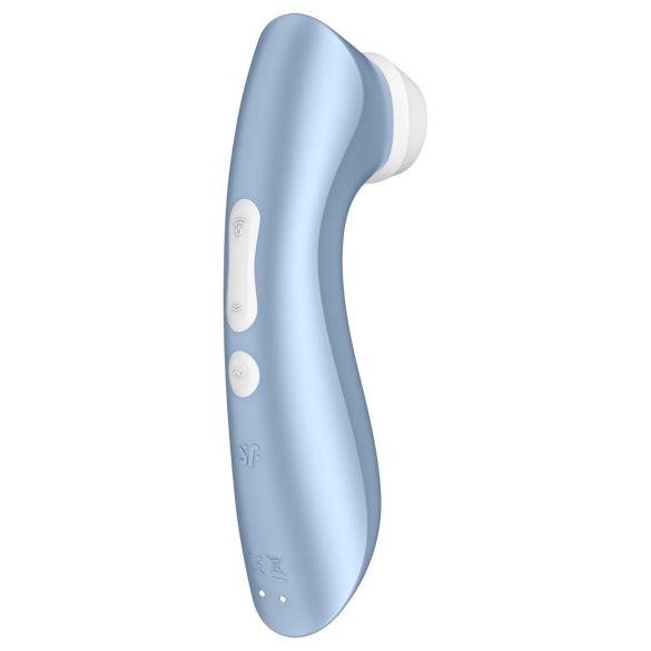 Satisfyer Pro 2+ - klitoriskiihotin - aaltotekniikka - sininen